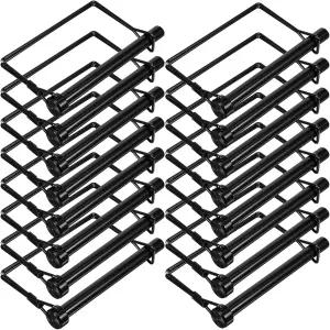 JOUTYFOR 16개 트레일러 핀 3/8 x 4인치 안전 커플러 헤비 듀티 와이어 잠금 농장 잔디 히치 마차 견인