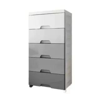 5단 서랍장 캐비닛 수납장 틈새 속깊은 광폭 수납 깊은