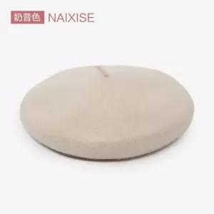 남성 여성용 보라색 일본식 양모 귀여운 가을 레트로 버드 모자 따뜻한 화가 캐주얼 겨울 베