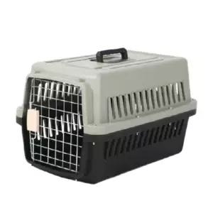 대형견 켄넬 이동 손잡이 트렁크 소형견 블루 네이키드 자동차