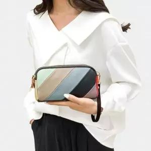 리얼 가죽 소형 크로스백 핸드백 여성용 데일리 미니 클러치 숄더백