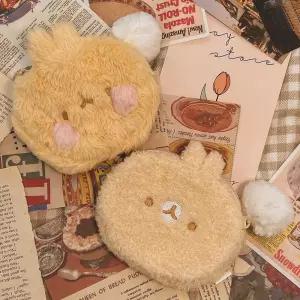 몰랑 털뚠뚠 포실포실 파우치 S캐릭터치 이치 털치 소품치 휴대용치 다용도치 귀여운치 동전치 소프트치 인