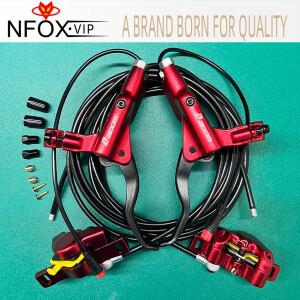 줌H875E MTB 하이클라인 전기자전거 유압식 디스크 브레이크 캘리퍼 2-피스톤 파워오프 160mm/180mm 로터