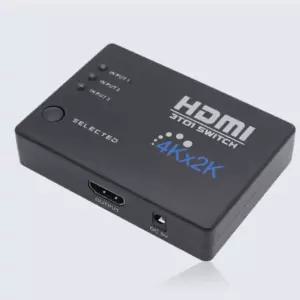 리모컨 HDMI 선택기 노트북모니터연결 컴퓨터HDMI셀렉터 컴퓨터 TV 모니터 연결 티비 케이블 HDMI분배기 HD