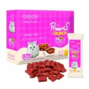 프리미요 크런치 참치 연어 20g 12P 고양이 간식