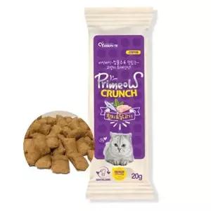 프리미요 크런치 참치 닭고기 20g 6P 고양이 간식