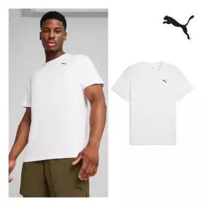 푸마 남성 반팔 태드 에센셜 폴리 텍스쳐 티 527155 02 124286