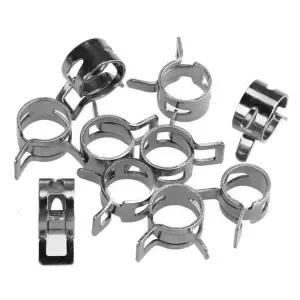 배관 자재 호스 연결용 스테인리스 쪼임링 세트구 파이프고정 클립 수도밴드 조임쇠 스틸 반도 퀵릴리즈 스