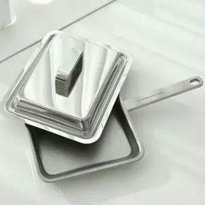 스테인리스 생선구이 팬 뚜껑 포함 후라이팬 조리용품