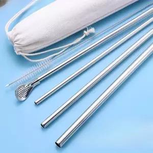 스텐빨대 30cm 40oz 컵교체 직관 보온병 메탈 일자형