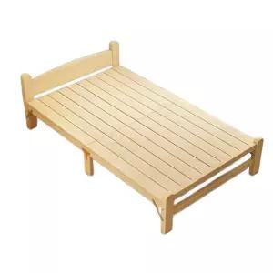평상형원목침대프레임 마루 트윈 간이 킨 인테리어 A형침대196x60x36cm