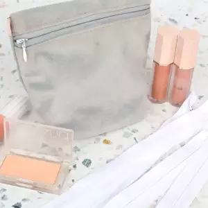 화이트 25cm 미싱부자재 콘솔지퍼 5P