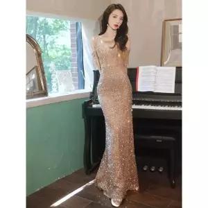 반짝이 파티드레스 이브닝 연말 의상 공연 연주회