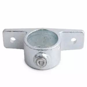 다용도 파이프클램프 실버 파이프랙 조인트파이프 파이프 소켓 메탈 스텐 원형 조립 자재 인테리어 배관 아