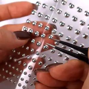 [골드스마일]귀안뚫는 귀꾸 실버 피어싱 스티커