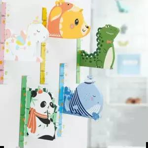 키재기판 키재기 스티커 아동방 인테리어 장식 벽시트 3D