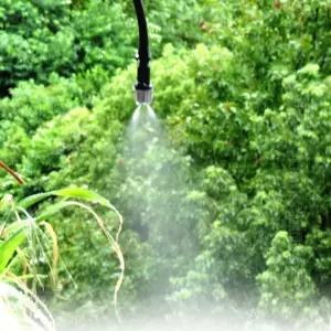 가정 10미터 관수 안개 노즐 분사 호스 12개 구급수 정원물주기 자동 쿨링미스트 베란다 10M 세트 미세분무