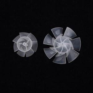 드라이어 투명 고출력 모터 플라스틱 42MM 교체 범용 선풍기 50MM 헤어 PC 35MM 65MM 블레이드 선풍기