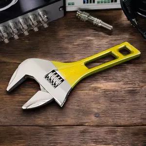 발칸 포켓 몽키랜치 46S 12 인치 와이드 숏키 렌치스페너 자동 멍키 미니 경량 라쳇스패너 광폭 깔깔이 몽