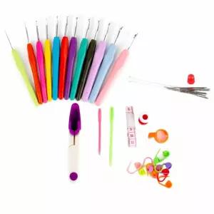 코바늘 뜨개질 세트 뜨개실 질취미 뜨게 패키지 도구 질패키지 바느질 손뜨개