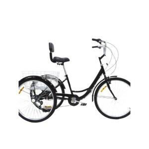 성인 세발 자전거 않는 7단 14인치 접이식/레드 할머니