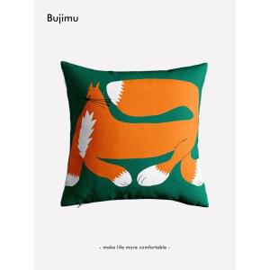 패브릭 큐티 캐릭터 쿠션 소파 침대 머리맡 대쿠션 55사각 베개 유심 창문 낮잠