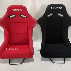 레이싱 버킷 시트 경주용 튜닝 의자 슬라이딩 레카로 시뮬레이터 검정 스포츠카 고정식 조절