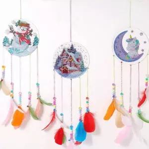 [셀러에이드]양면 보석십자수 드림케처 패키지세트 10종 택1