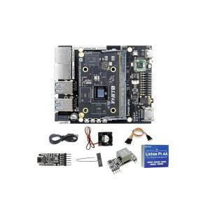 Li Pi 4A RISC V 리눅스 소스 싱글 보드 컴퓨터 64비트 LPDDR4X 16GB RAM 128GB eMMC TH1520 2 0GHz C 4TOPS N 미니 PC 무선 서버용 듀얼 기가비트 이더넷 안드 데비안 지원