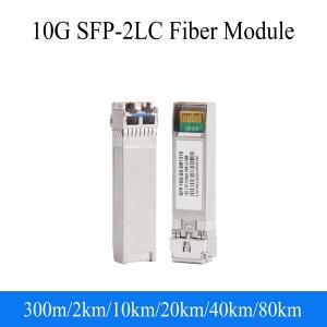 Cisco Mikrotik 이더넷 스위치용 1피스 10G SFP 모듈 단일/다중 모드 다중 광섬유 2 LC 1310nm/1550nm 트랜