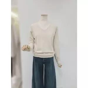 [갤러리아] [SOUP]반넥 레이스 배색 니트티셔츠 SC2LK80