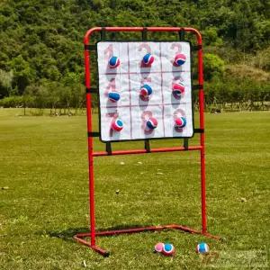 끈끈이 공던지기 과녁판 표적 체육대회 찍찍이 볼 놀이 단체 스포츠 캐치볼 스탠딩 야구