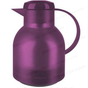 삼바 보온 보냉 주전자/1L 가정용 퍼플 예쁜 파우더 포트 진공 온수12시간