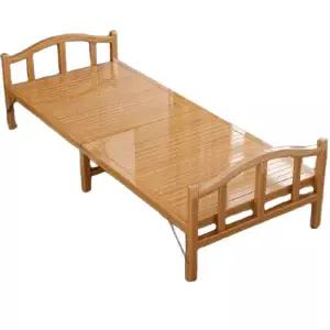 대나무 접이식 침대 보드 사무실 원룸 침대옆 우드 평상 프레임
