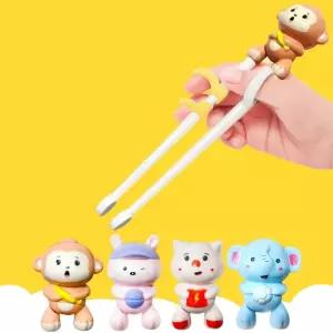 잔솔 유아 연습용 젓가락 교정 교정용 에디슨 아기 RUy9+5mMz