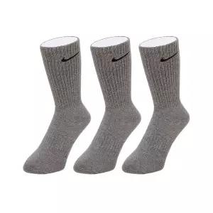 나이키 그레이 양말 3P 세트 남녀공용 크루 롱삭스 발목양말 중목 SX7664-064