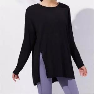 긴팔 티셔츠 운동 레이어드 커버업