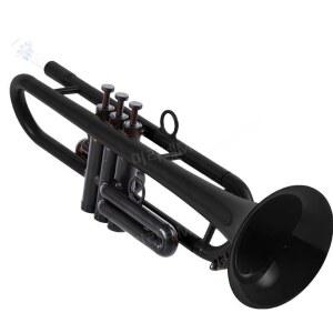 연습용 플라스틱 트럼펫 초보 내림조 보관 교구 바디 심플 다채로운 레슨용