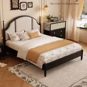 헤드보드 침대 저상형 인테리어 프랑스 소프트 침실가구 엔틱