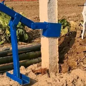 기둥지지대 대나무 온실 고추대뽑기 말뚝뽑기 레버