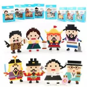 유아원목퍼즐 한글블럭 영어 숫자 학습장난감 8구 BQX2+5bov