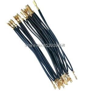 20AWG 12CM 30개 스플리터 버튼 8MM 연결 접지선 아케이드 체인 스위치 신형 110개 푸시 와이어