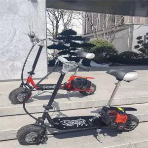 배달용 엔진스쿠터 킥보드 소형 가솔린 2행정 좌식 의자형 모터바이크