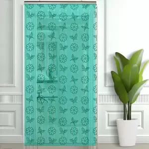 아로마향 꽃나비 파리문발 현관문 출입문 발 현관비닐 MWB7+9TCv