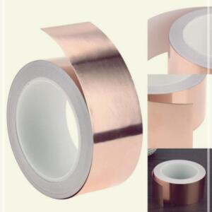 [2개구성] 산업자재 단면 구리호일 X 산업용품 전도성 5cm EMI 20M 티앤디 50mm 동박테이프 LWAE5D80