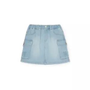 MLB키즈반바지 NQK 7FSKM0251-50BLL 메가그램 카고 데님 스커트 뉴욕양키스