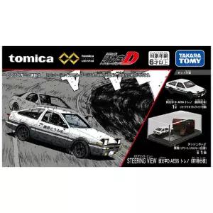 토미카 프리미엄 언리미티드 스티어링 뷰 이니셜 D AE86 토레노 다이캐스트 장식 장난