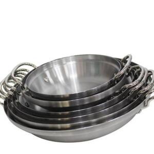 [2개구성] 미니 양수 스텐 파스타 1호 법랑 손잡이 찌개 솥 주방식 냄비 라면 국수 우동 기 EW7D3D6A