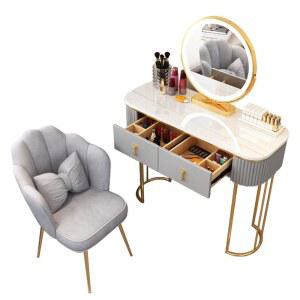 LED조명 화장대 엔틱 수납 자취방 대리석테이블 침실 침대 3종 현대 블랙 상판 수납장 U핑크60CM단상 걸상거울없음 조립하다 U핑크60CM단상 걸상거울없음 조립하다