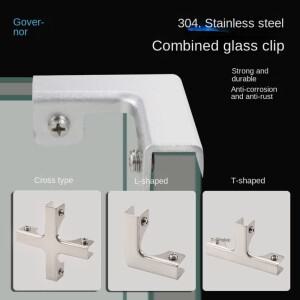 알루미늄 합금 앵글 코너 코드 보강 L 형 유리 클립 하드웨어 녹슬지 않는 가드
